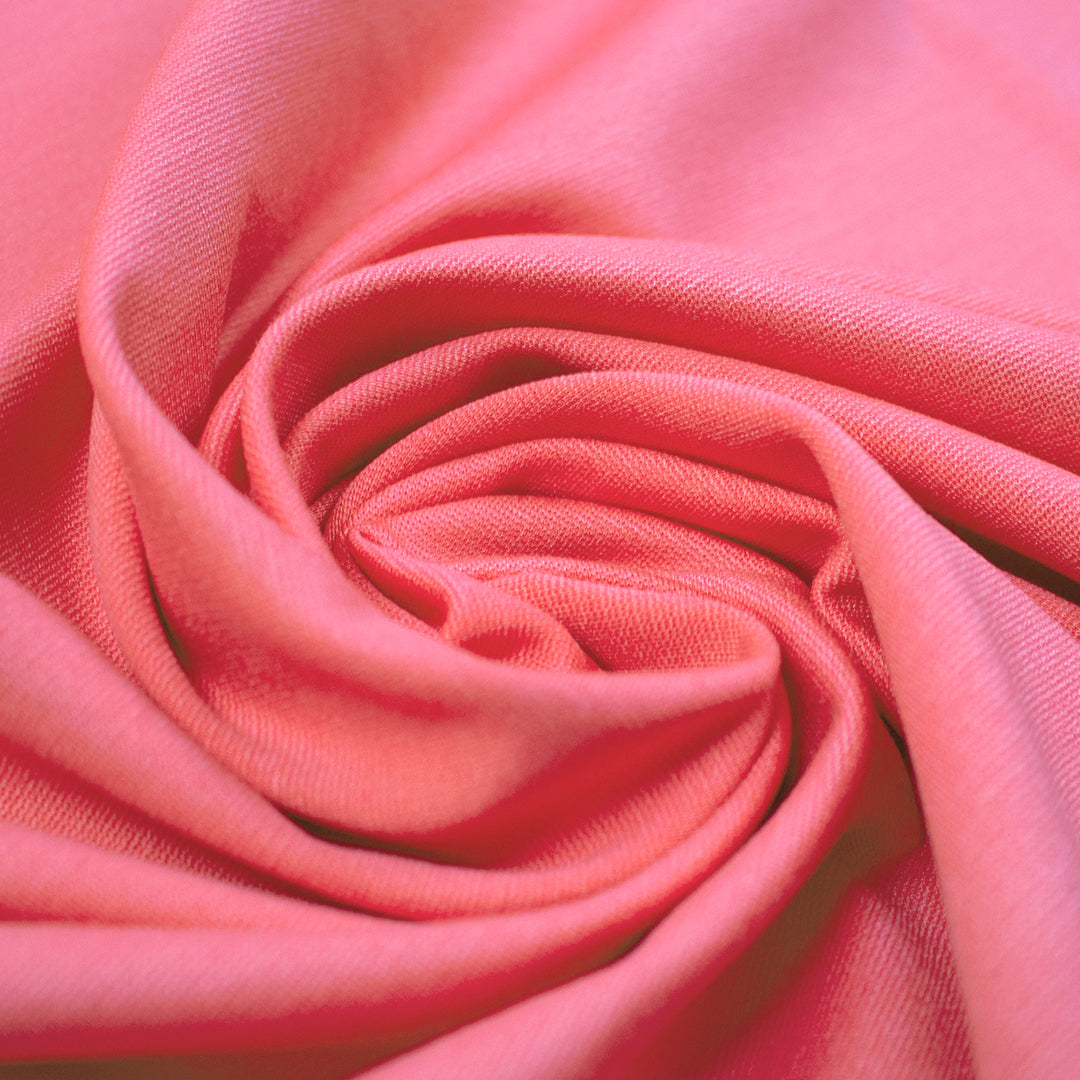 high quality rayon blend ponte - camellia rose 1.75 yd