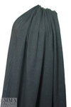 4-way stretch rayon blend ponte - charcoal 1 yard