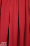 4-way stretch rayon blend ponte - classic red 1.5 yds