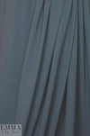 4-way stretch rayon blend ponte - gunmetal .75 yds
