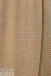 NY designer mod mini flowers ponte - pecan/parchment/black .75 yds
