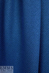 NY designer blue/black diagonal stripe rayon blend ponte