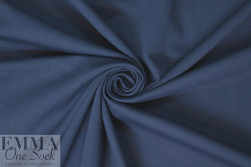 4-way stretch rayon blend ponte - navy .75 yds