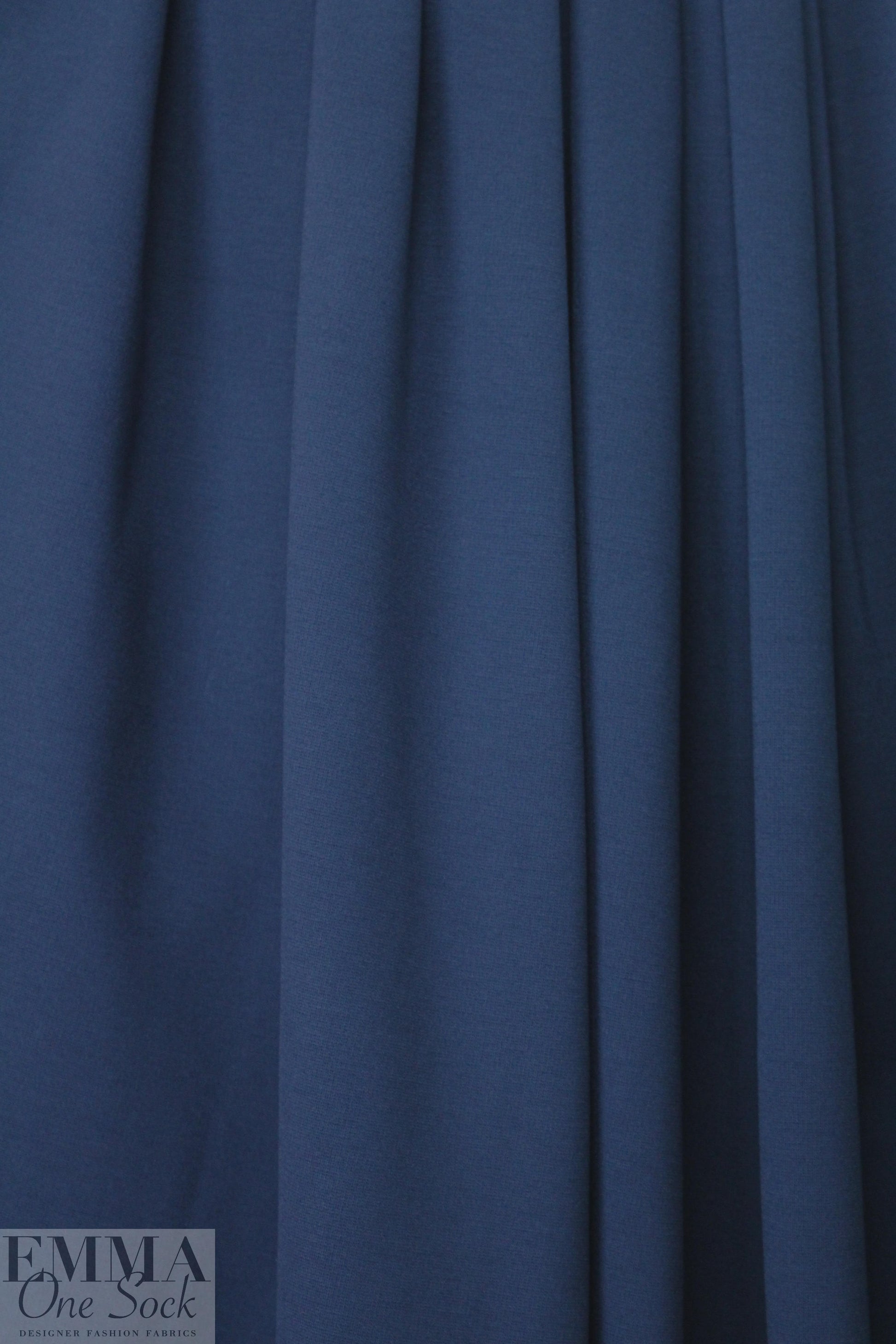 4-way stretch rayon blend ponte - navy 1.5 yds