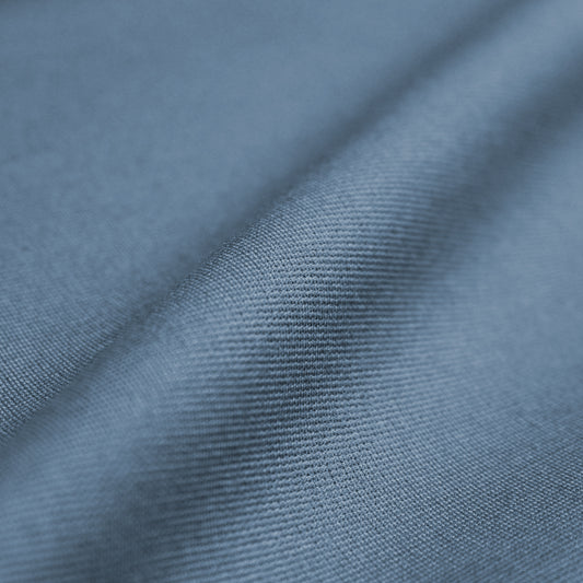premium rayon blend ponte - heather blue .5 yards