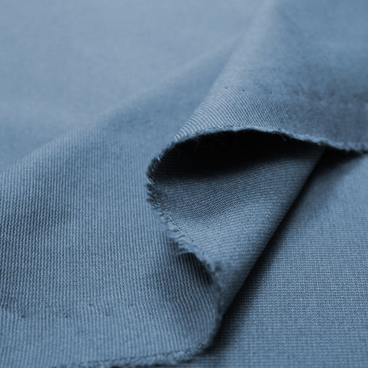 premium rayon blend ponte - heather blue .5 yards