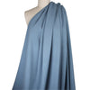 premium rayon blend ponte - heather blue .5 yds