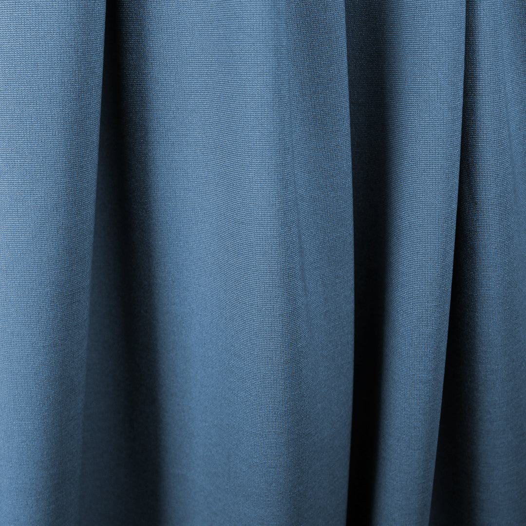 premium rayon blend ponte - heather blue .5 yds