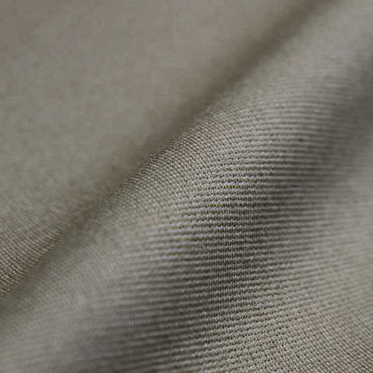 premium micro-stripe rayon blend ponte - cardamom/sand .75 yds
