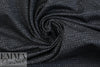 NY designer charcoal/black crosshatch 4-way stretch ponte