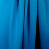 premium micro-stripe rayon blend ponte - turquoise/azure 1.875 yds