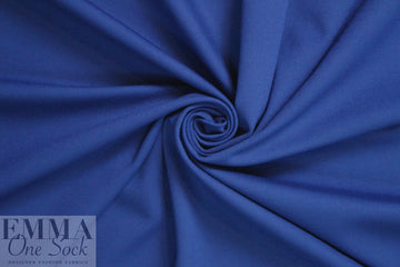 4-way stretch rayon blend ponte - ultramarine, Oeko-Tex Cert. .5 yds