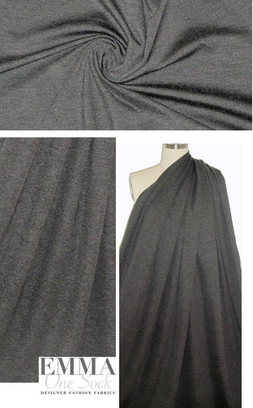 Eileen Fisher 4-way stretch ponte - dk. gray heather