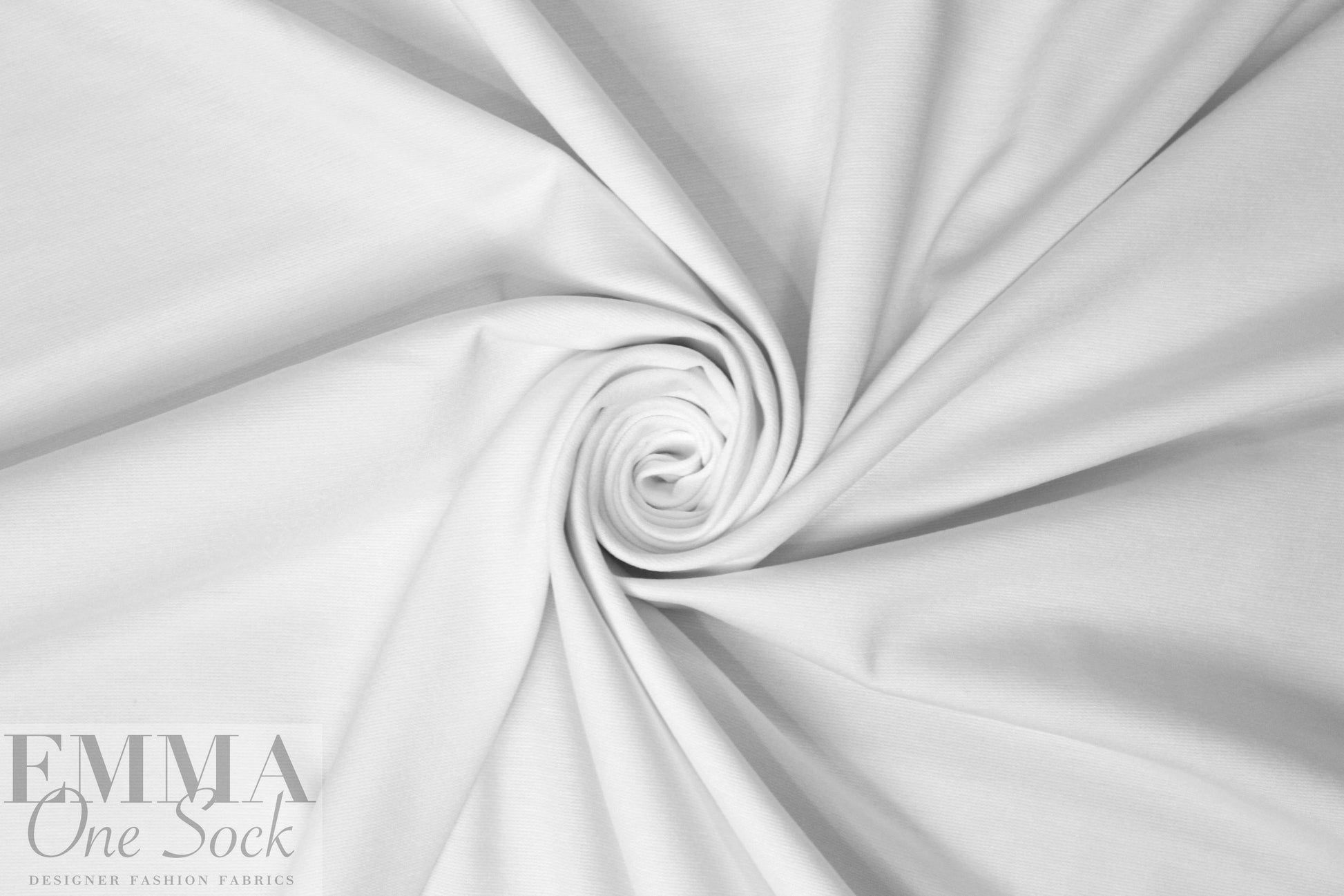 4-way stretch rayon blend ponte - white 1.5 yds