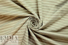 4-way stretch ponte - warm taupe/creamy ivory