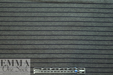 4-way stretch ponte - charcoal heather/navy 1.66 yd