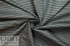 4-way stretch ponte - charcoal heather/navy