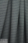 4-way stretch ponte - charcoal heather/navy 1.66 yd