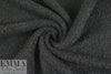 The0ry textured poodle boucle' wool coating - black 2.5 yd