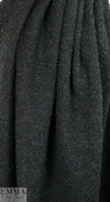 The0ry textured poodle boucle' wool coating - black 2.5 yd