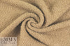 The0ry textured poodle boucle' wool coating - camel 1 yard