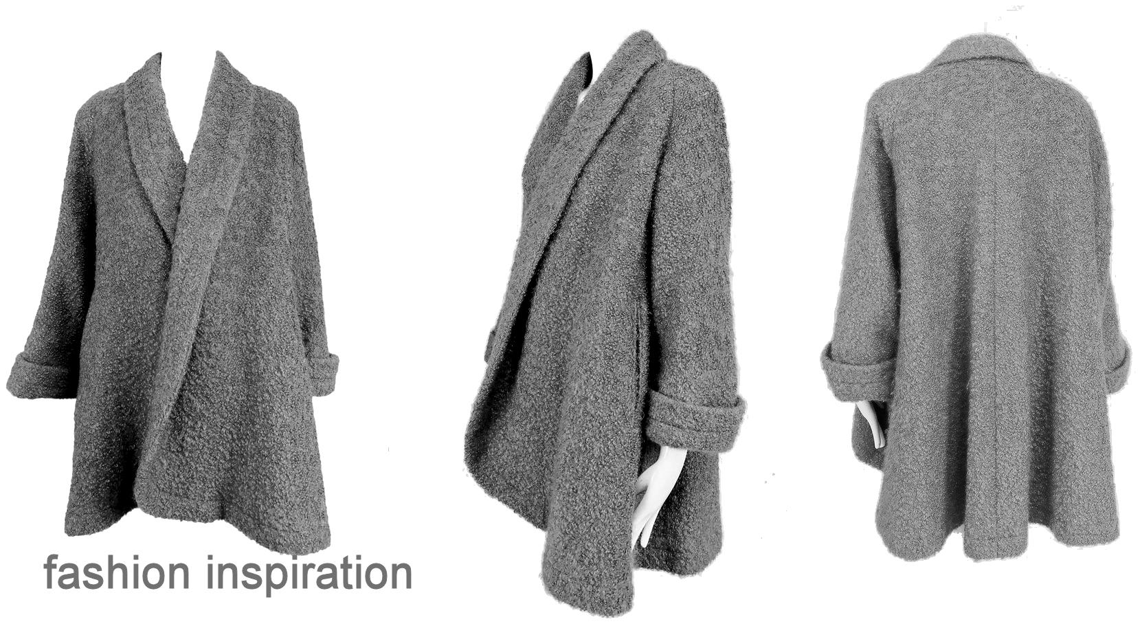 The0ry textured poodle boucle' wool coating - camel 2 yds