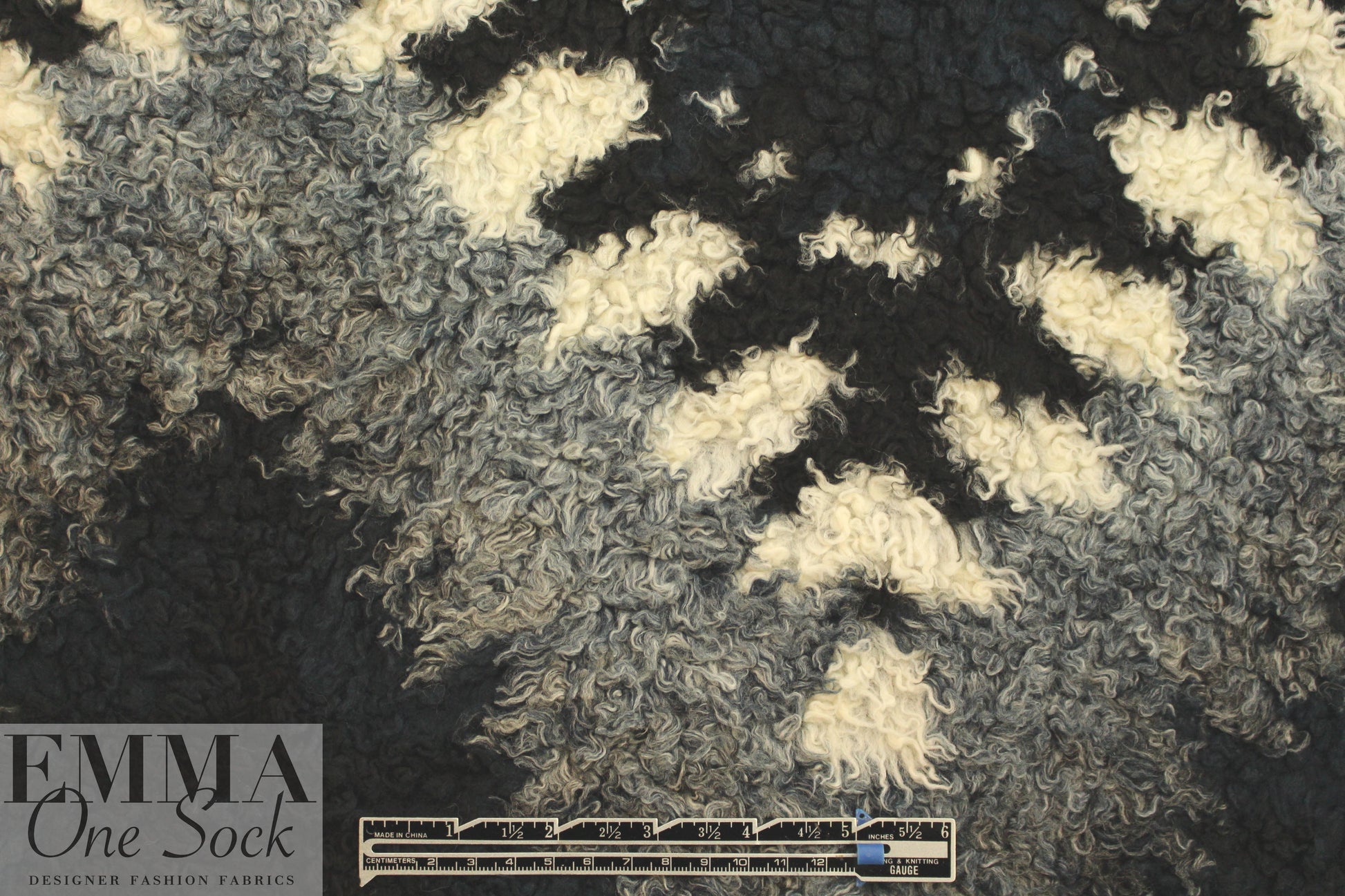 Trin@ Turk oversized chevron fun fur 1.6 yds