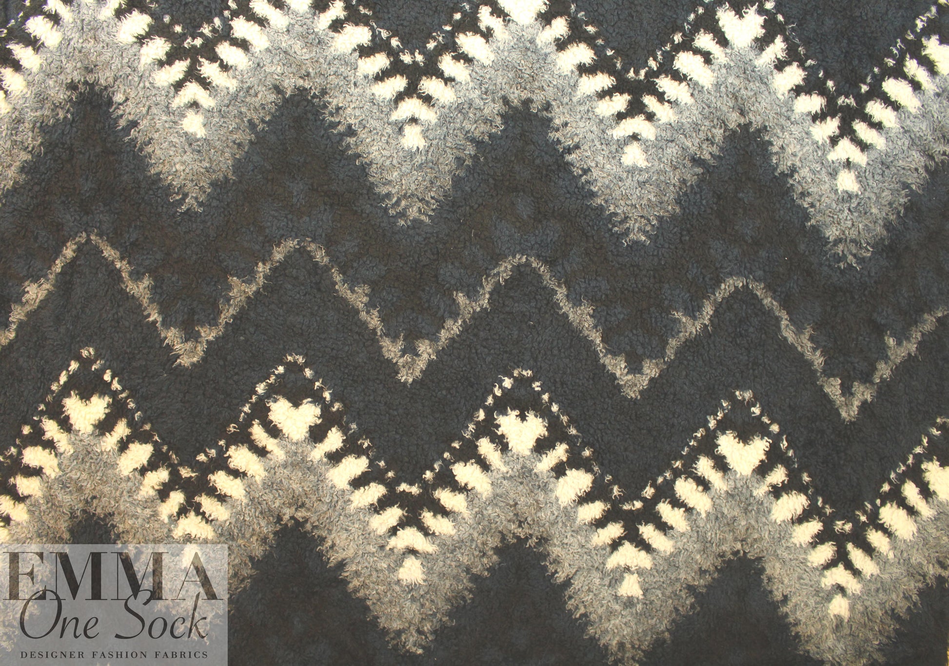 Trin@ Turk oversized chevron fun fur