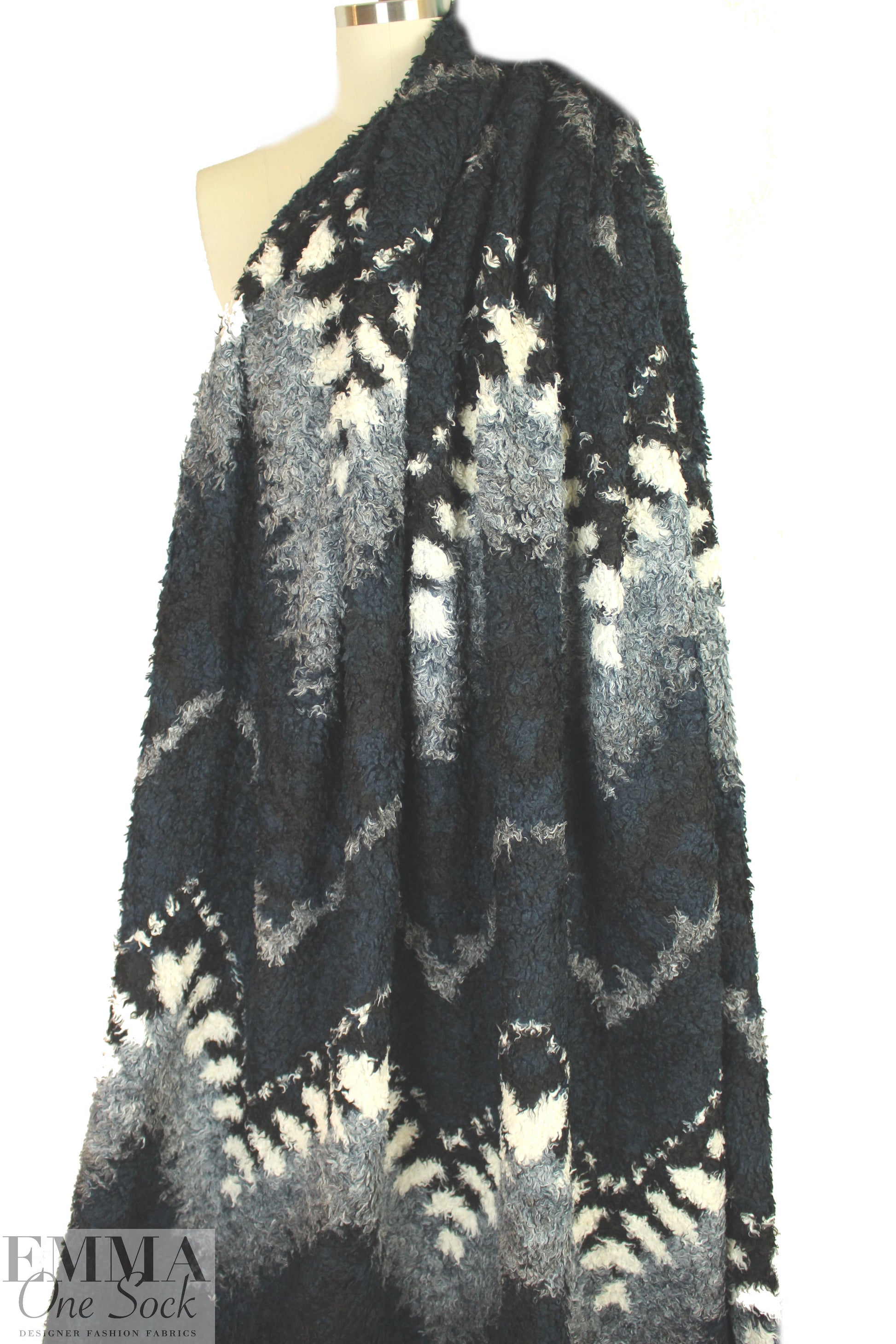Trin@ Turk oversized chevron fun fur
