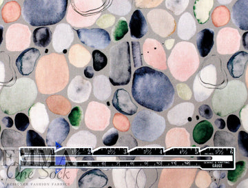 Dutch Oeko-Tex cotton poplin - river rocks .5 yds