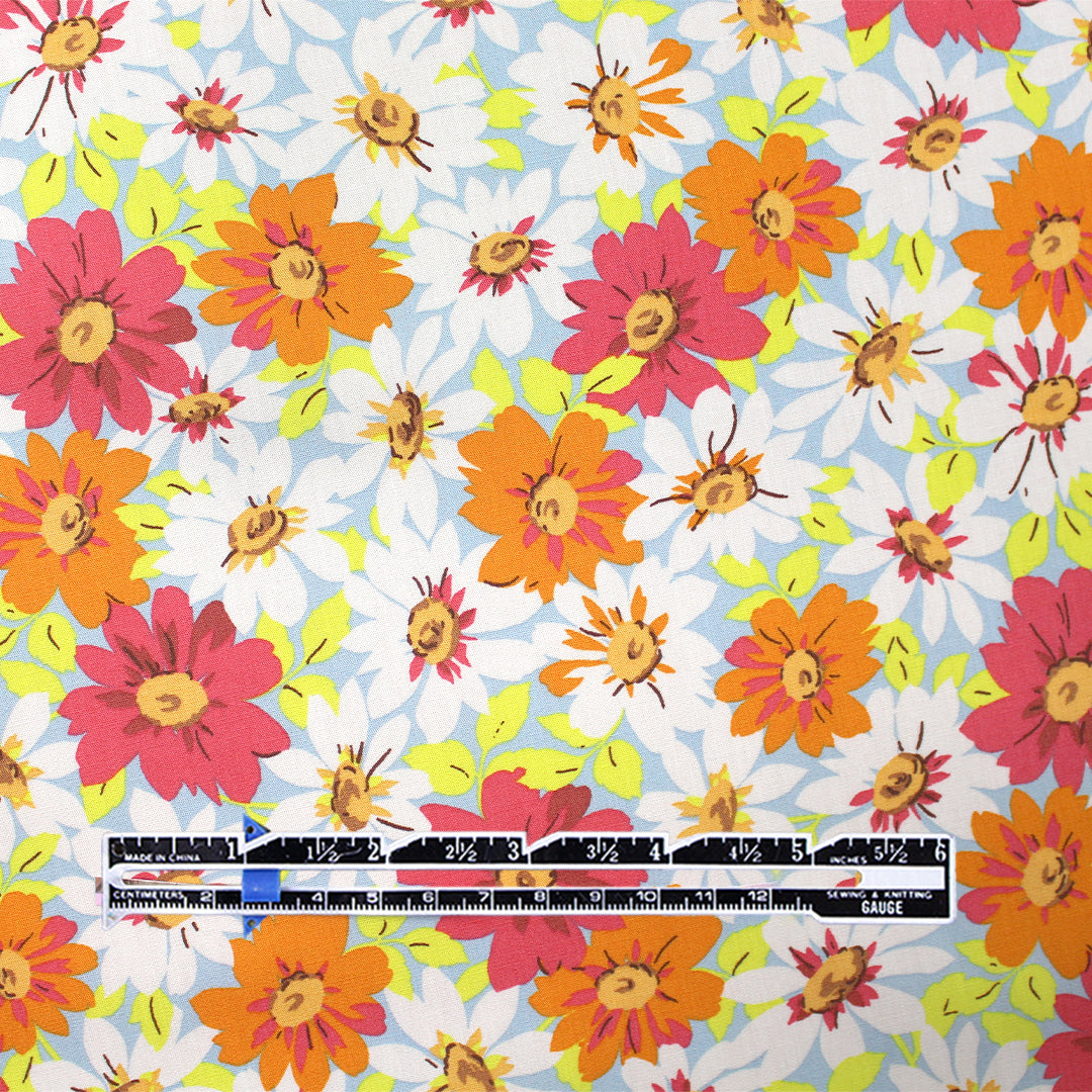 Italian 'summer bliss' cotton shirting 1.875 yd