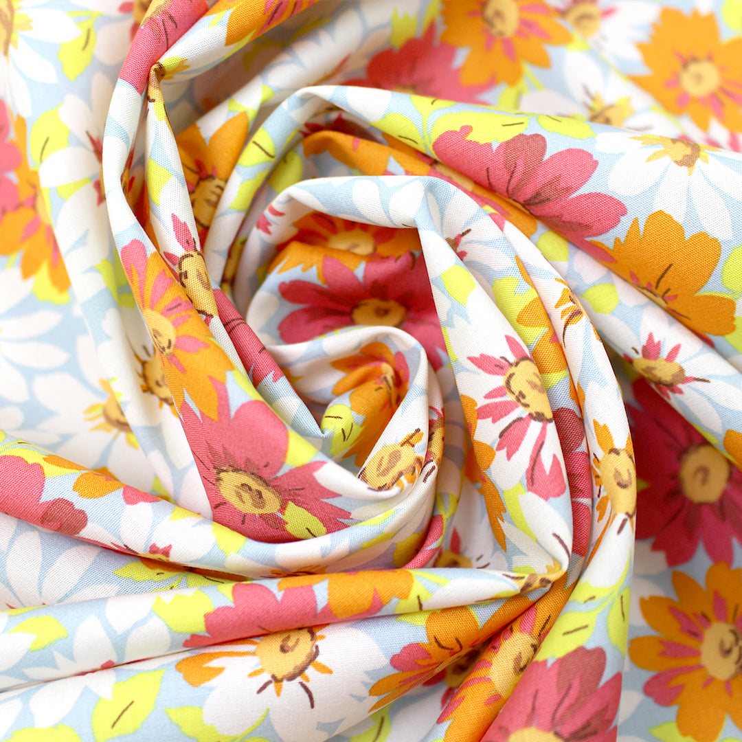 Italian 'summer bliss' cotton shirting 1.875 yd