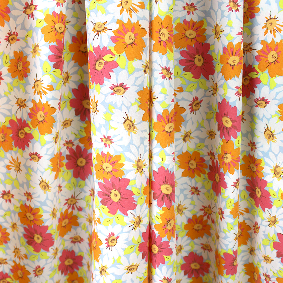 Italian 'summer bliss' cotton shirting 1.875 yd