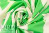 Italian 'written riddle' cotton stretch poplin BCI certified 1 yard