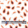 CA designer 'papaya party' cotton poplin 1.75 yd