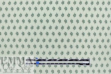 CA designer 'tiny leaves' cotton poplin, Oeko-Tex certified 1 yard