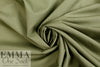 MTM 'paper touch' organic GOTS cotton poplin - olive .75 yds