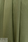 MTM 'paper touch' organic GOTS cotton poplin - olive .75 yds