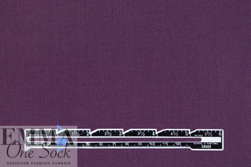 MTM 'paper touch' organic GOTS cotton poplin - plum 1.5 yd
