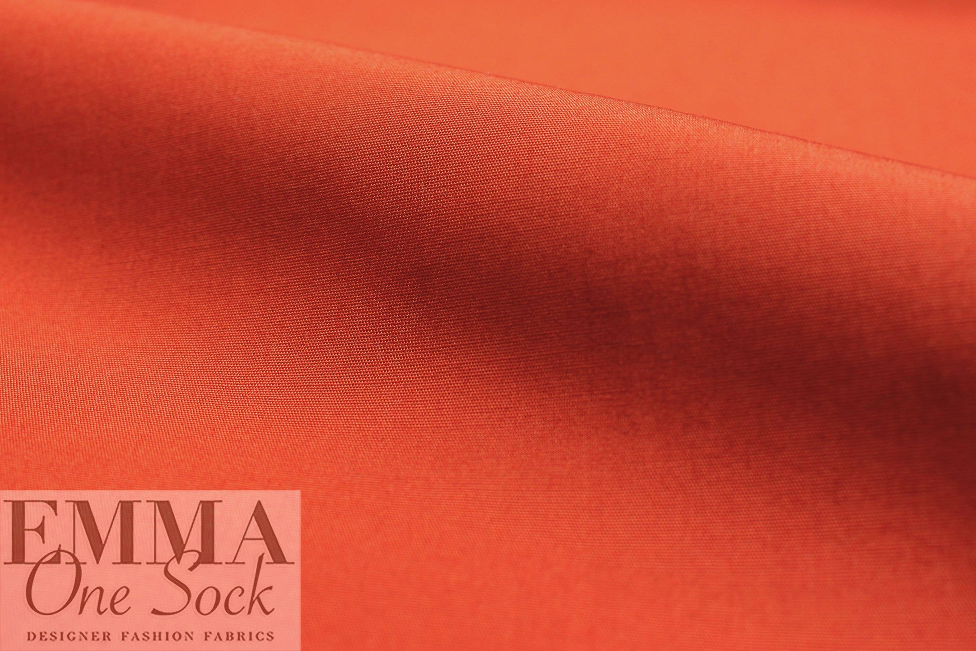 'paper touch' organic GOTS cotton poplin - chili 1.875 yd