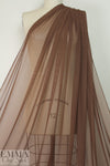 Power Mesh 4-way stretch - cocoa 1.66 yds