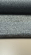 Italian luxury wool blend knit coating - charcoal
