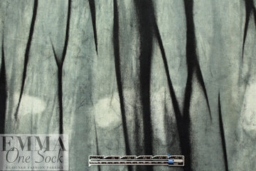 NY designer 'streaky/batiky'  abstract stretch corduroy