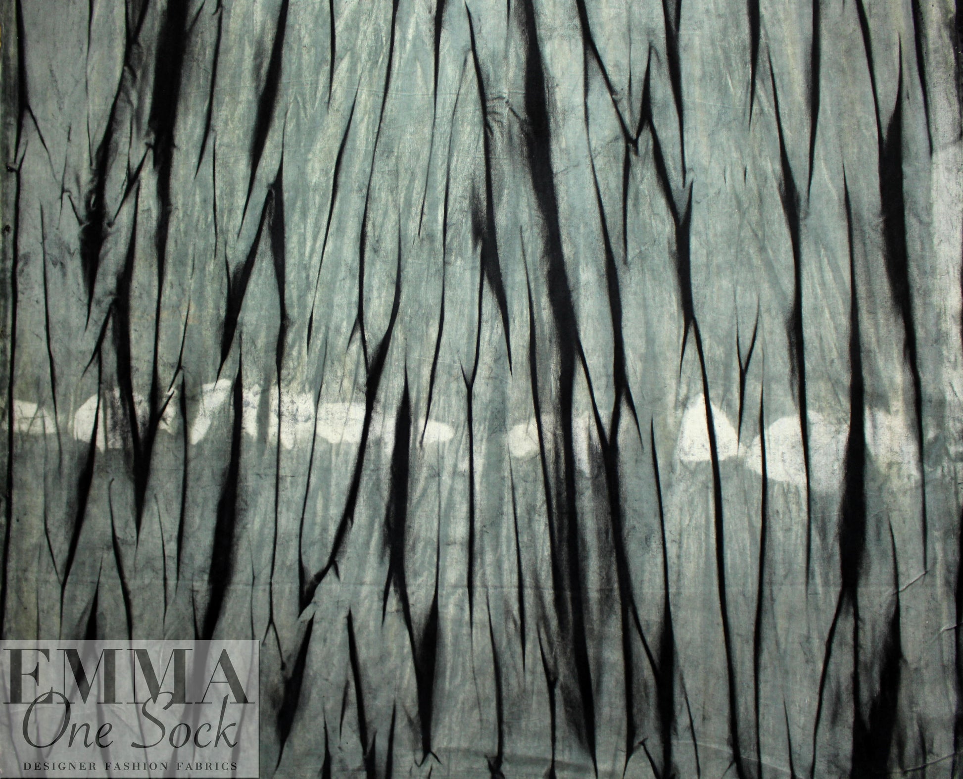 NY designer 'streaky/batiky'  abstract stretch corduroy