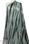 NY designer 'streaky/batiky'  abstract stretch corduroy