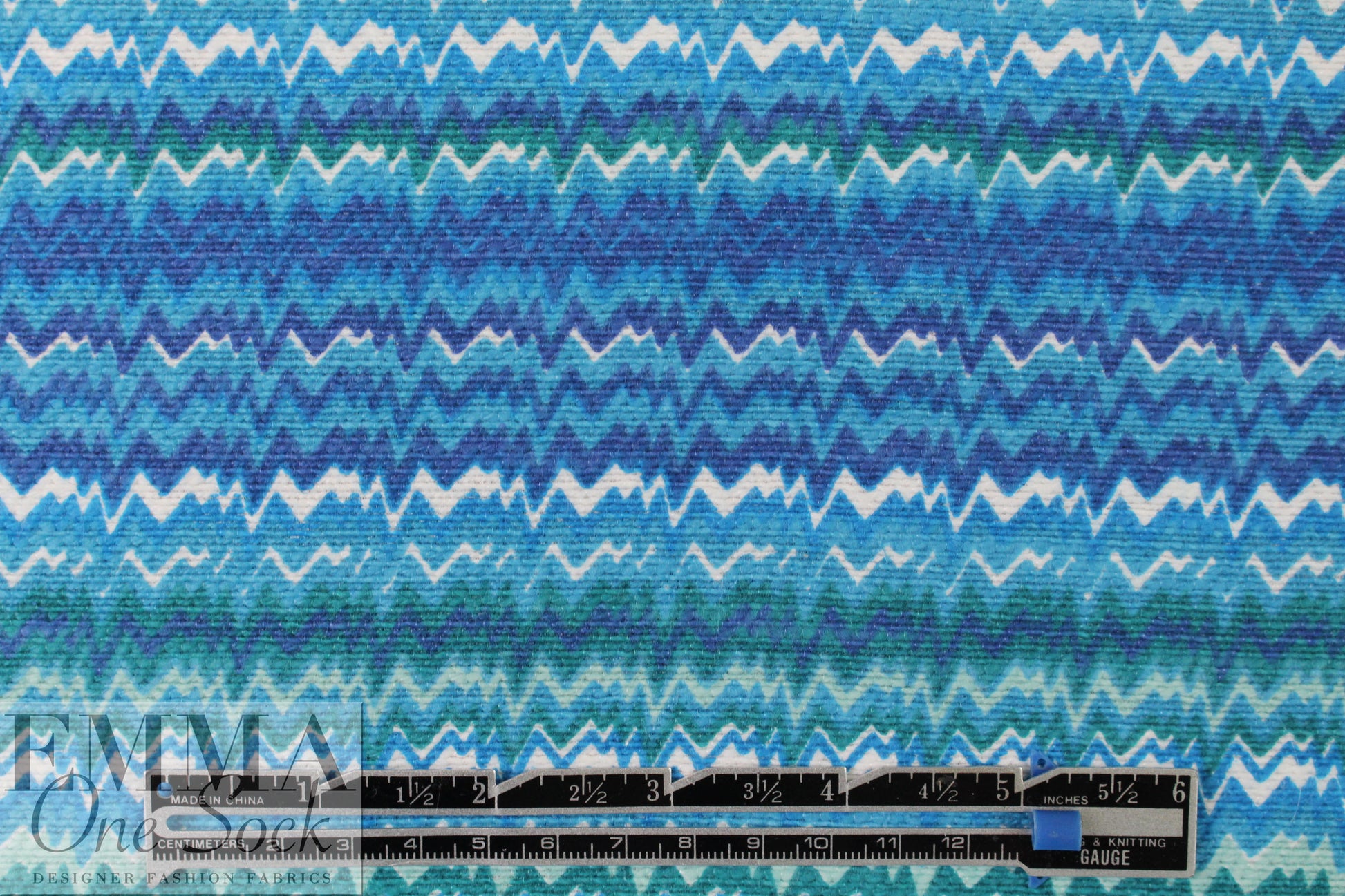 French radio waves print cotton blend woven 2.25 yd