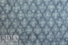 French 'faded medallion' printed stretch denim 1.25 yds