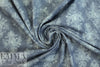 French 'faded medallion' printed stretch denim 1.25 yds