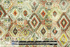 Italian Istanbul graphic stretch cotton twill