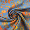 Italian 'opal garden'  twill PANEL - 1 PANEL, 1.5 yds